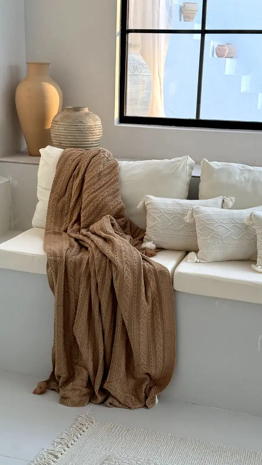 شال مبل بافت|رختخواب، بالش، پتو|گنبد کاووس, |دیوار