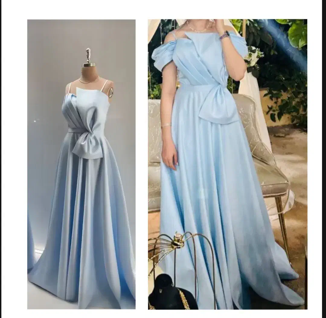 لباس شب آبی پاستیلی|لباس|جم, |دیوار