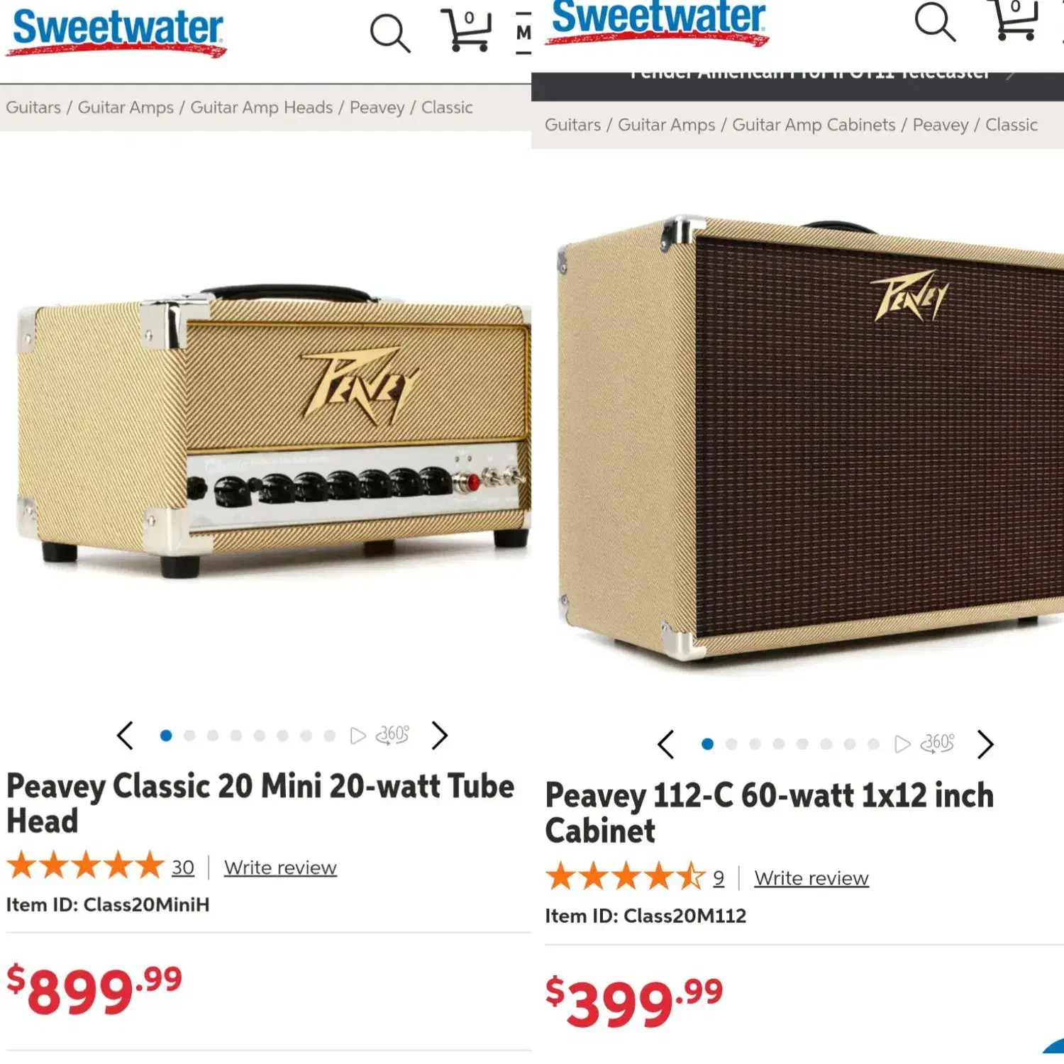 آمپلیفایر گیتار الکتریک Peavey Classic 20|گیتار، بیس، امپلیفایر|تهران, یوسفآباد|دیوار