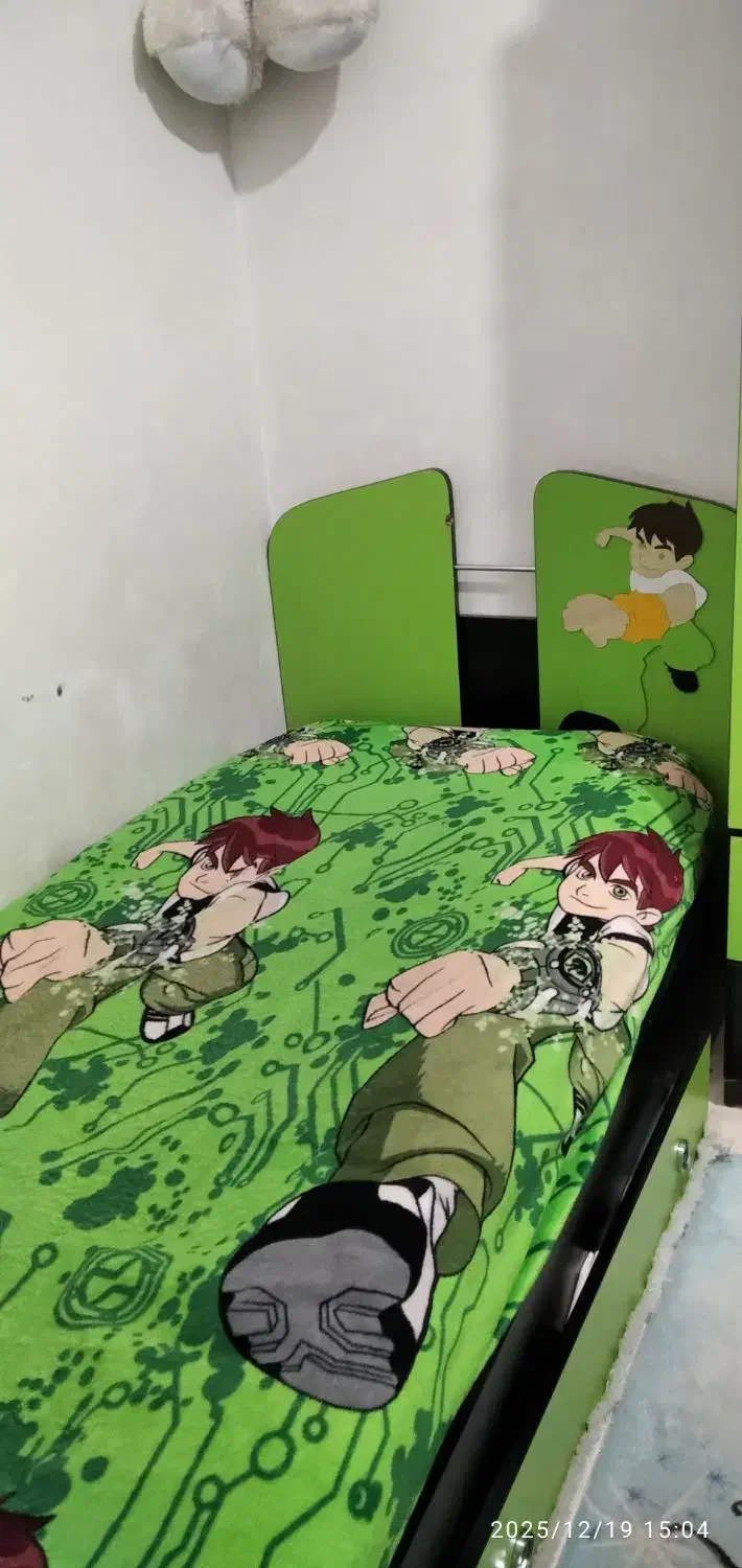 تخت کمد نوجوان|تخت و سرویس خواب|قدس, شهر‌قدس|دیوار