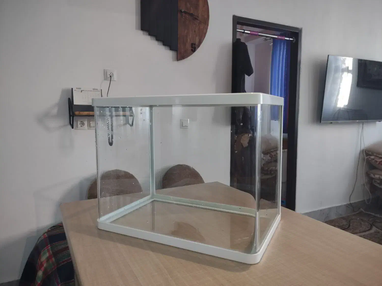 ست کامل آکواریوم و تجهیزات و تزئینات|ماهی|قم, پردیسان|دیوار