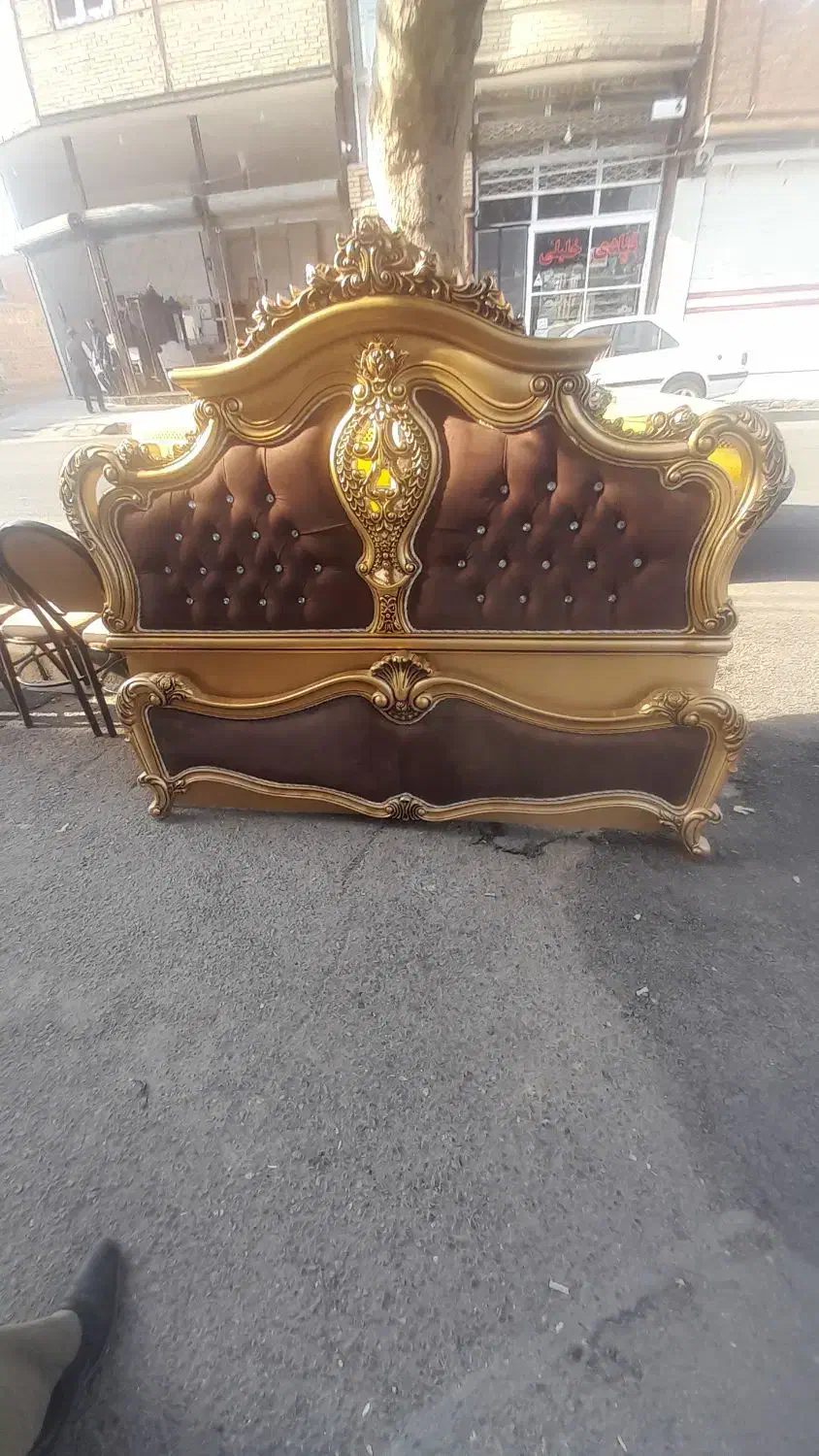 تخت خواب نوع مناسب جهازیه|تخت و سرویس خواب|خوی, |دیوار