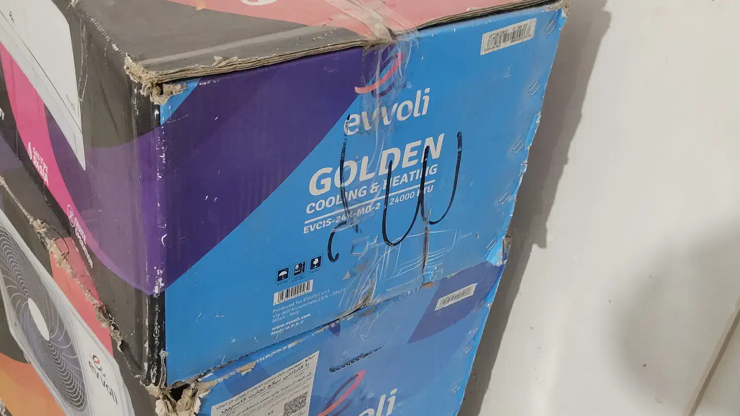 کولر گازی ۲۴ هزار ایوولی Md2|کولر گازی و فن‌کوئل|لاهیجان, بازکیاگوراب|دیوار