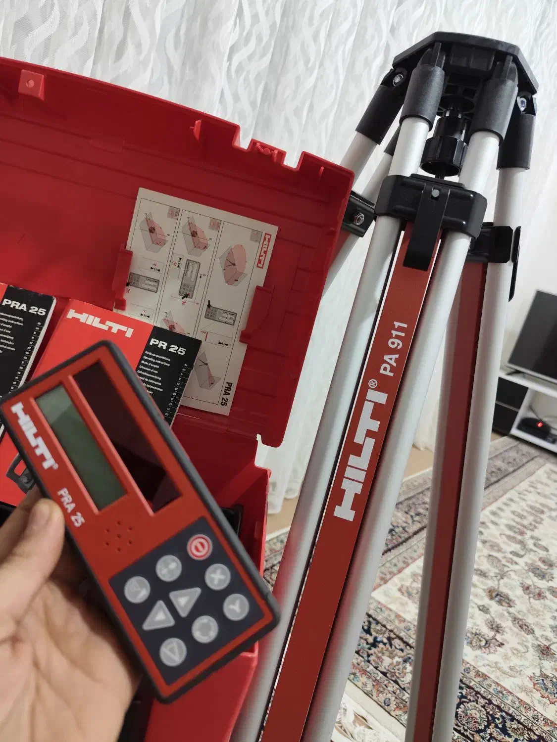 دوربین لیزری تراز لیزری روتاری (گردون ) هیلتی|مصالح و تجهیزات ساختمان|تهران, امام زاده عبدالله|دیوار