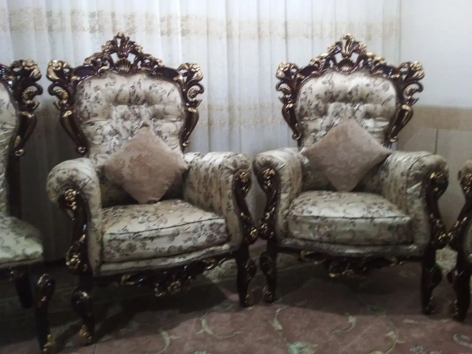 مبل سلطنتی|مبلمان خانگی و میز عسلی|کوهدشت, |دیوار