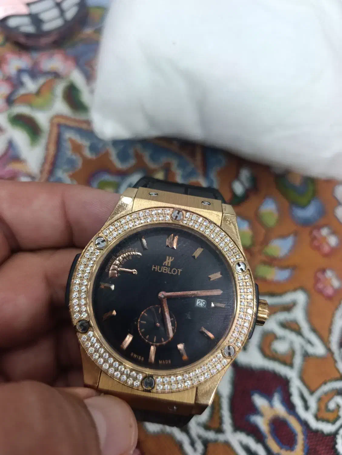 ساعت Hublot اصل بند چرمی اصل|ساعت|چابهار, |دیوار