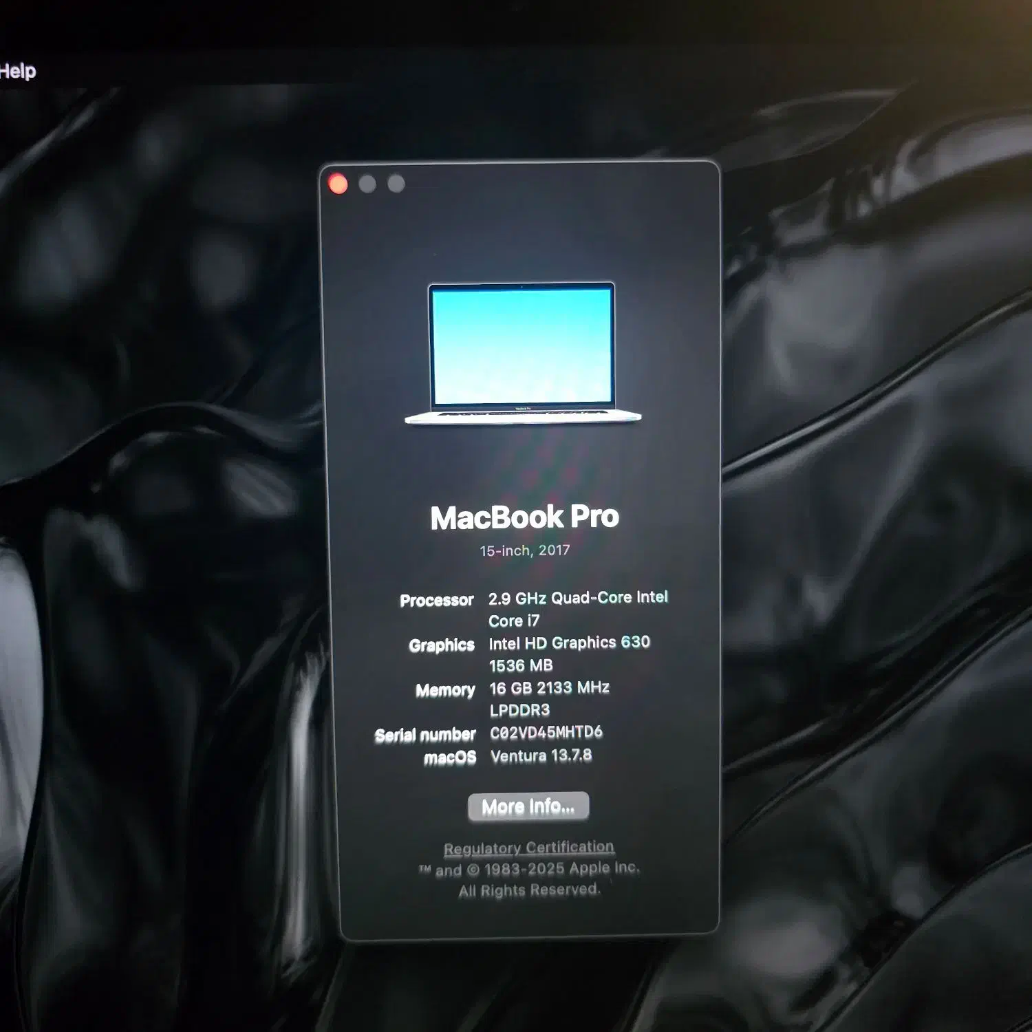 مک بوک پرو 2017 تاچ بار ۱۵ اینچ|رایانه همراه|مشهد, امامیه (شهرک غرب)|دیوار