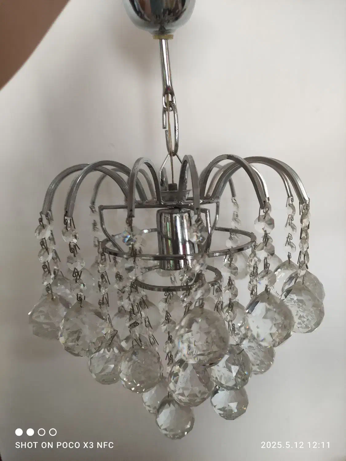 لوستر تک لامپ،12شاخه|لوستر و چراغ آویز|لنگرود, |دیوار