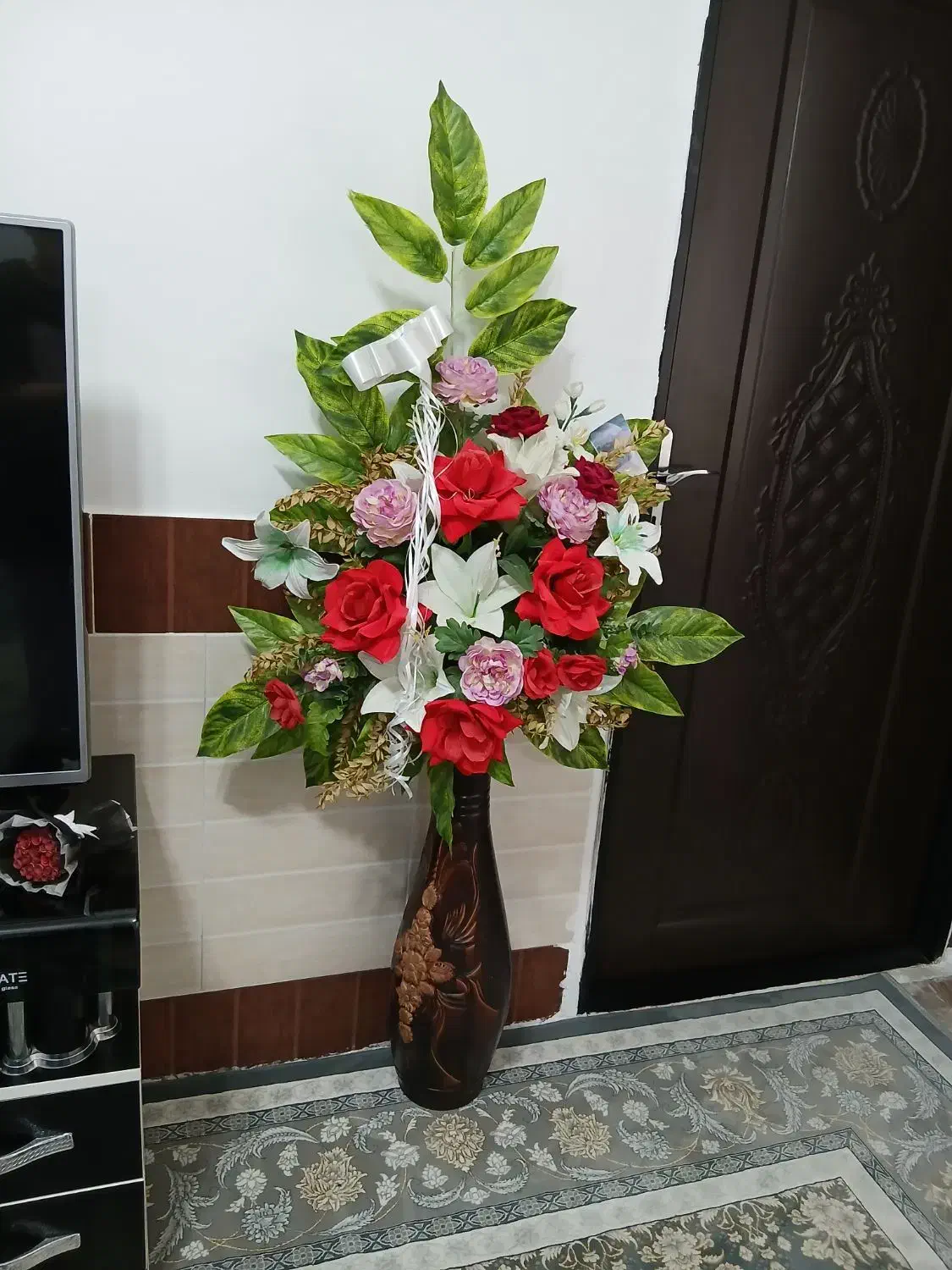 گل مصنوعی|گل مصنوعی|تربت‌حیدریه, کلاته توکلی|دیوار