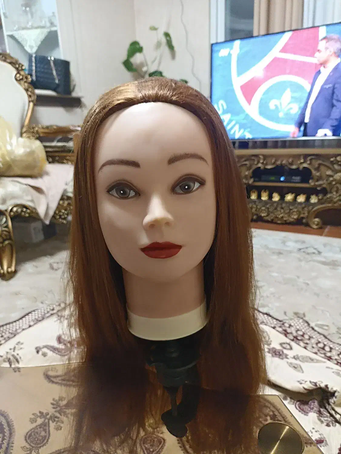 کله مانکن مو بلند پایه دار کاملا سالم|آرایشی، بهداشتی، درمانی|رشت, شهرک صبا|دیوار