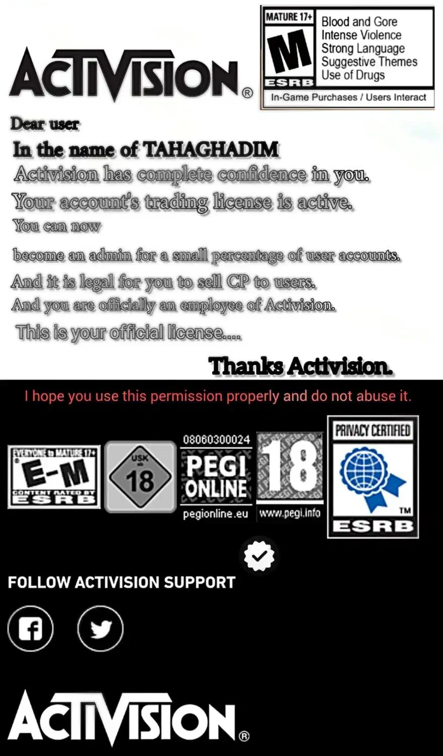 خرید سی پی قانونی/خرید فروش اکانت|کنسول، بازی ویدئویی و آنلاین|تهران, مشیریه|دیوار