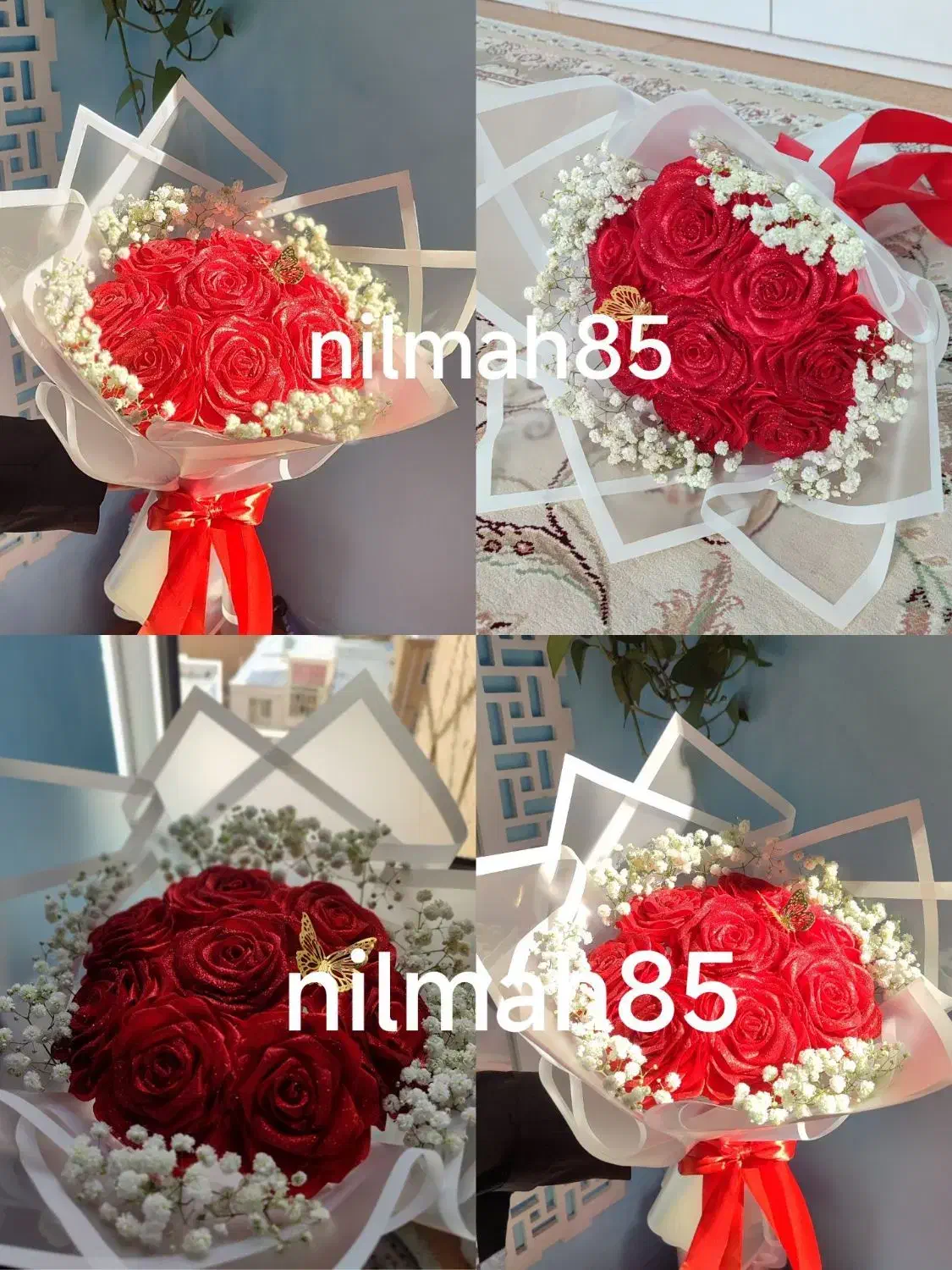 رز روبانی|گل مصنوعی|کرمانشاه, |دیوار