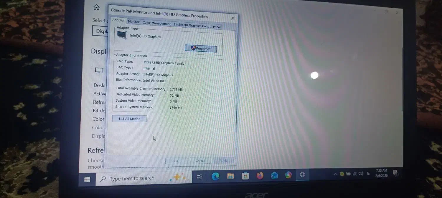 لبتاب ایسر|رایانه همراه|اهواز, ملاشیه|دیوار