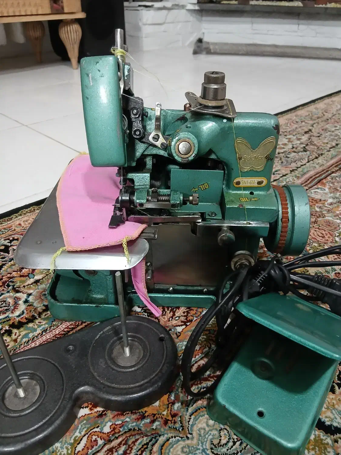 چرخ خیاطی چندکاره و سردوز پروانه آماده دوخت|چرخ خیاطی و ریسندگی|میناب, |دیوار