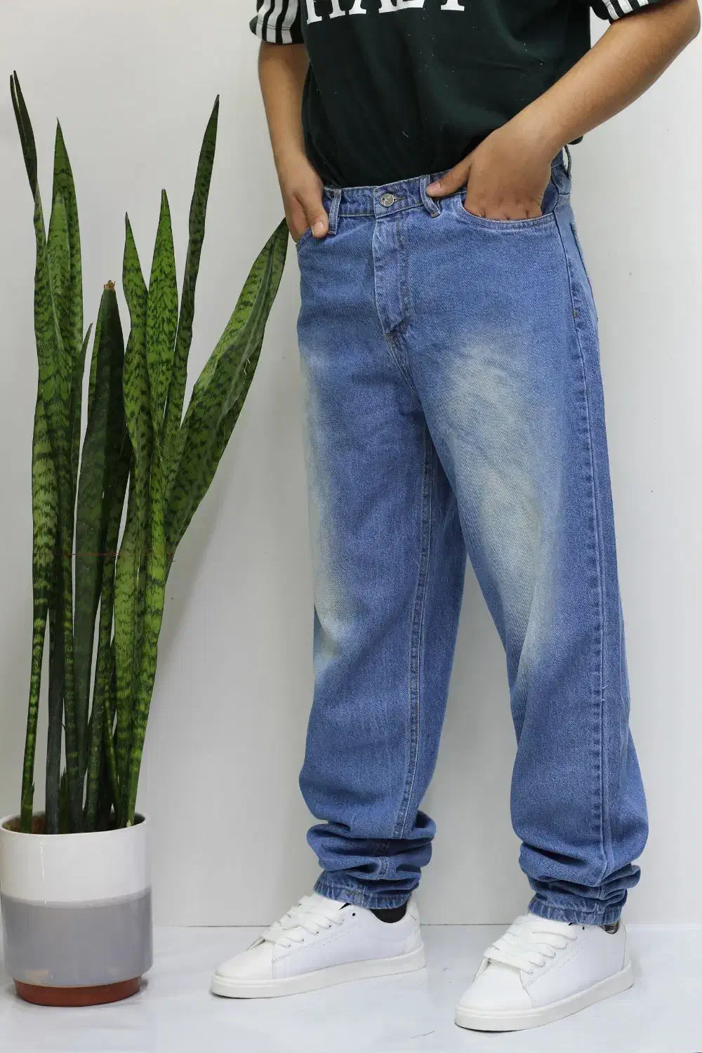 شلوار لی بالونی مردانه و زنانه آبی و زغالی|لباس|کرج, چمران|دیوار