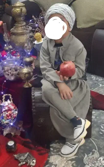 یه دست لباس محلی کوردی طوسی نونو|کفش و لباس بچه|فردیس, سپید دشت|دیوار