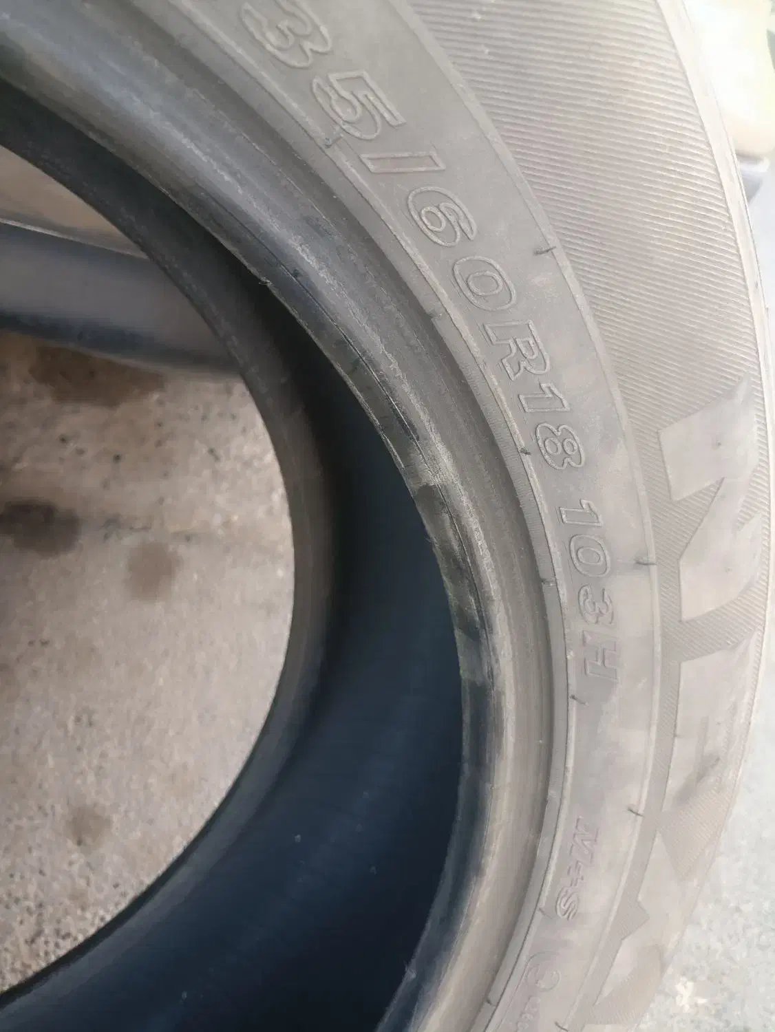 فروش چهار حلقه لاستیک خارجی 235*65*18|قطعات یدکی و لوازم جانبی|پرند, فاز ۴|دیوار