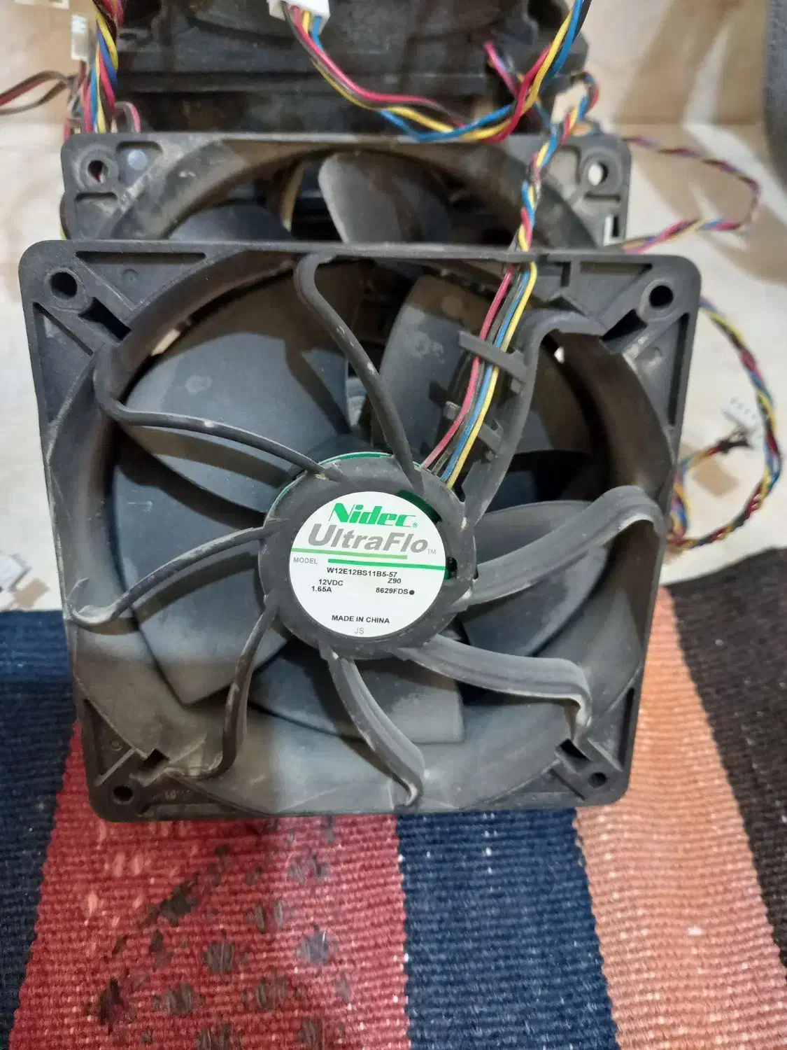 فن ماینر ۱۲ سانتی و فن پاور ۸ سانتی|قطعات و لوازم جانبی رایانه|تبریز, |دیوار