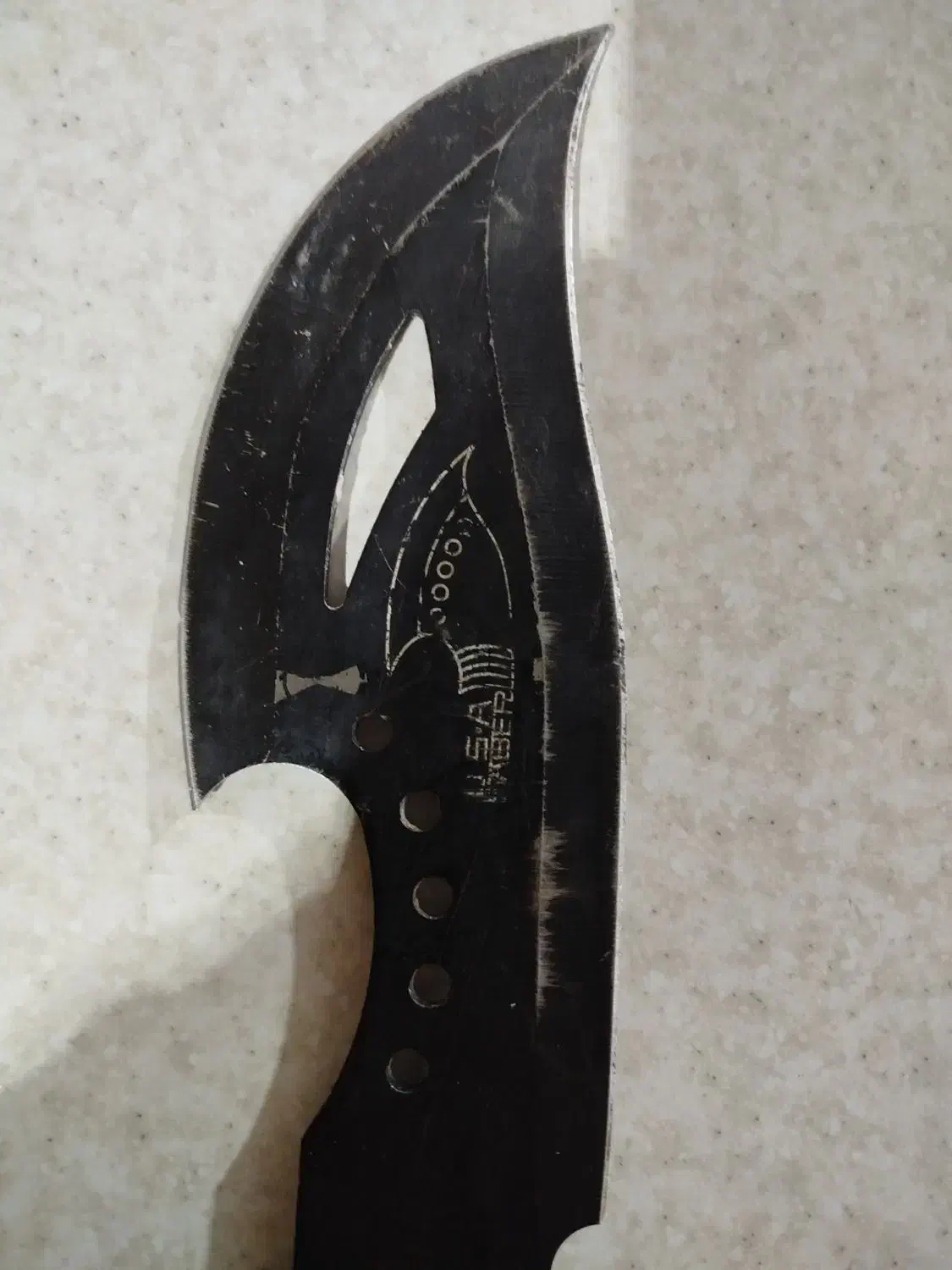 چاقو آمریکایی اصلی|کلکسیون اشیاء عتیقه|بم, |دیوار