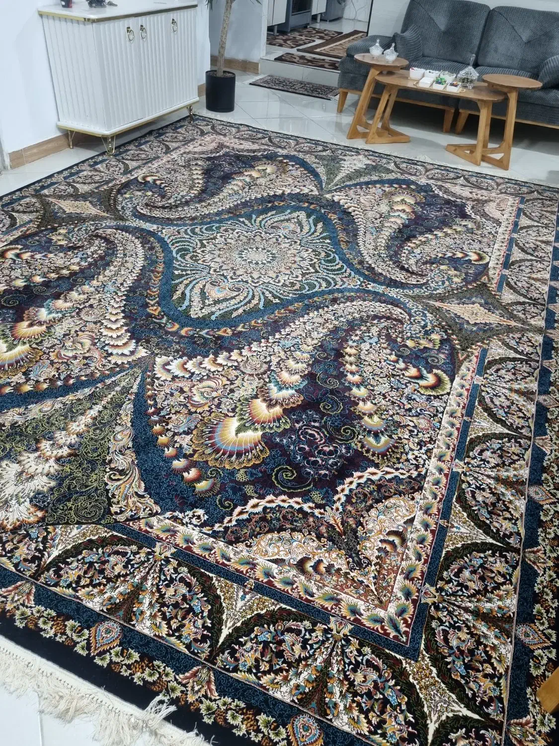 فرش ۱۲ متری ۷۰۰ شانه اکرلیک ۱۰۰درصد|فرش|پاکدشت, پاکدشت (مامازند)|دیوار