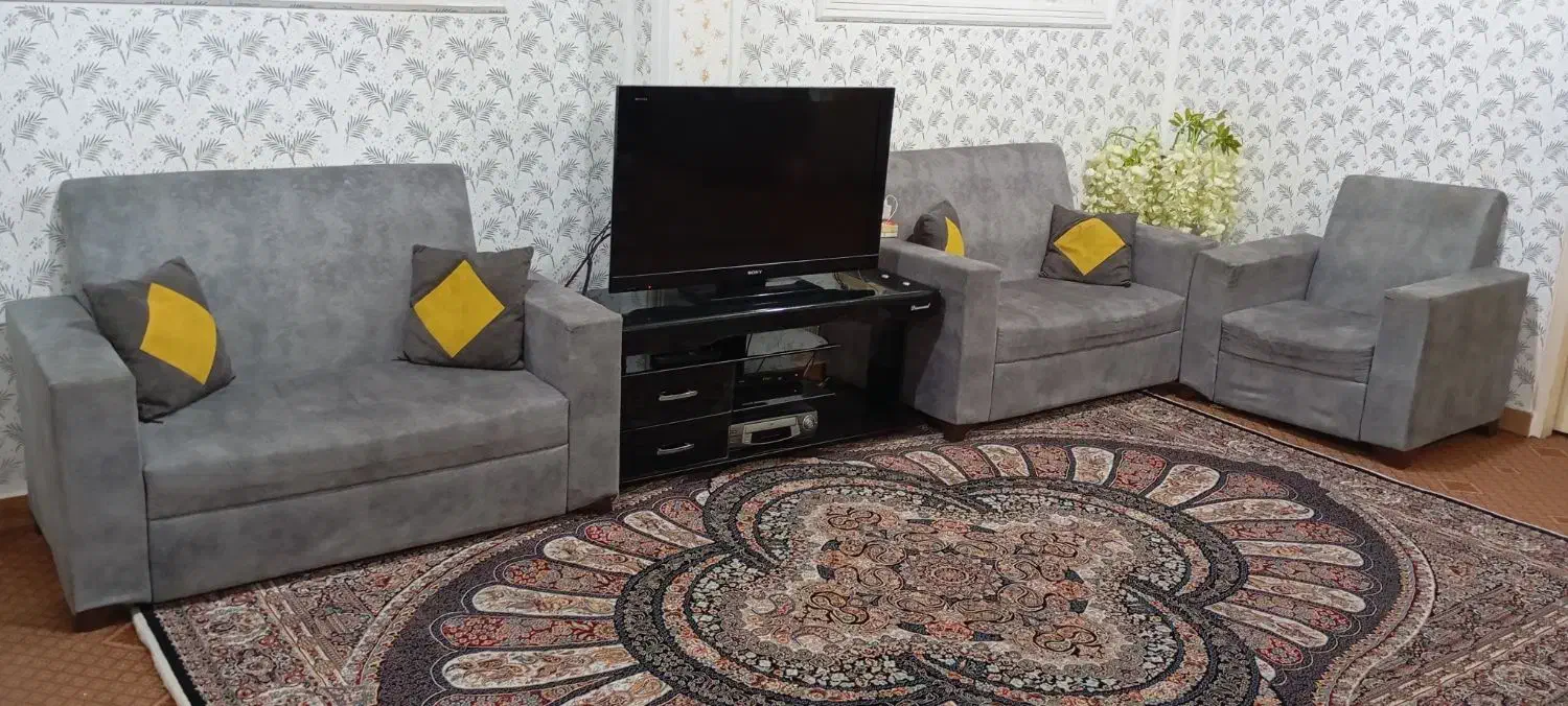 مبلمان 12نفره|مبلمان خانگی و میز عسلی|صومعه‌سرا, |دیوار