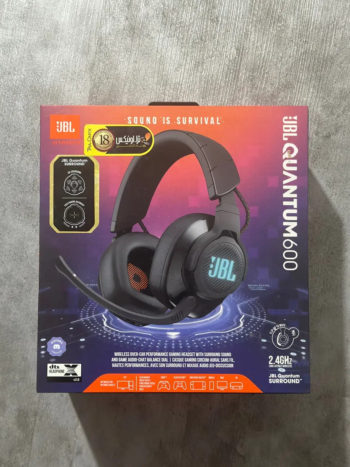 هدست jbl quantum 600|کنسول، بازی ویدئویی و آنلاین|شیراز, گلدشت معالیآباد|دیوار