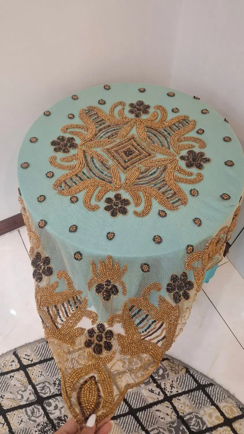 میز خاطره با رومیزی|میز و صندلی غذاخوری|باقرشهر, |دیوار