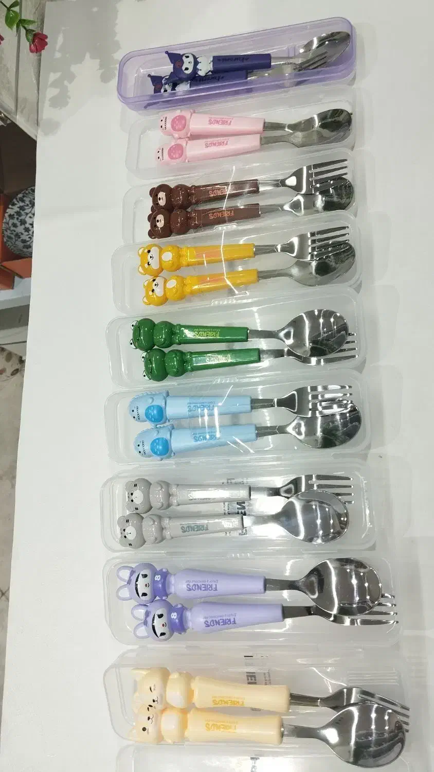 قاشق چنگال دسته فانتزی|ظروف سرو و پذیرایی|کرج, المهدی|دیوار