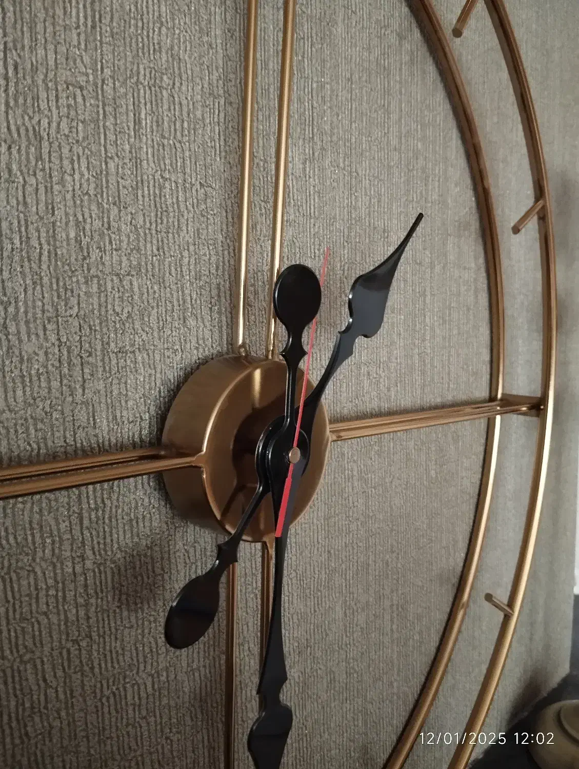 ساعت گرد فلزی|ساعت دیواری و تزئینی|شهریار, شهریار|دیوار