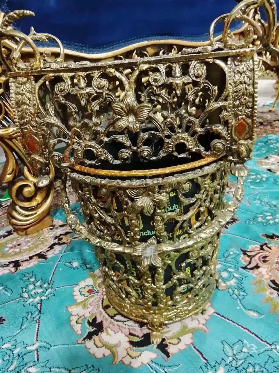 سطل آشغال برنز|صنایع دستی و سایر لوازم تزئینی|چهاردانگه (تهران), |دیوار