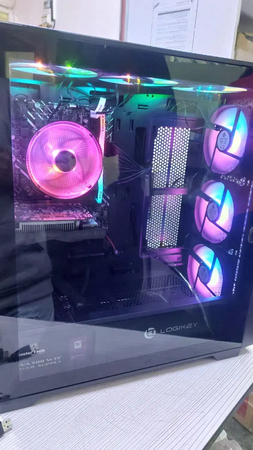 کیس آماده گیمینگ و رندرینگ i5 13400 و RTX 3050|رایانه رومیزی|تهران, فلسطین (میدان انقلاب)|دیوار