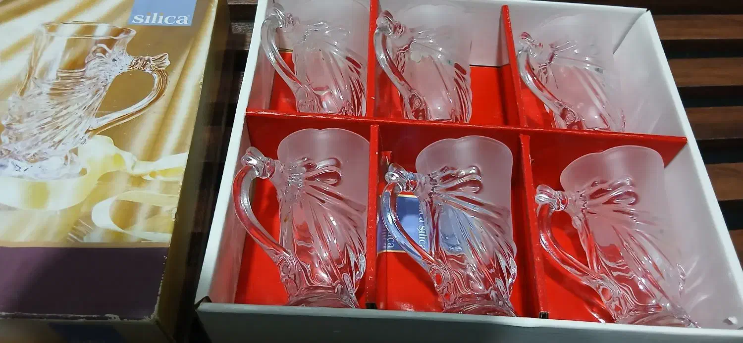 یک دست استکان شیک|ظروف سرو و پذیرایی|اردبیل, |دیوار