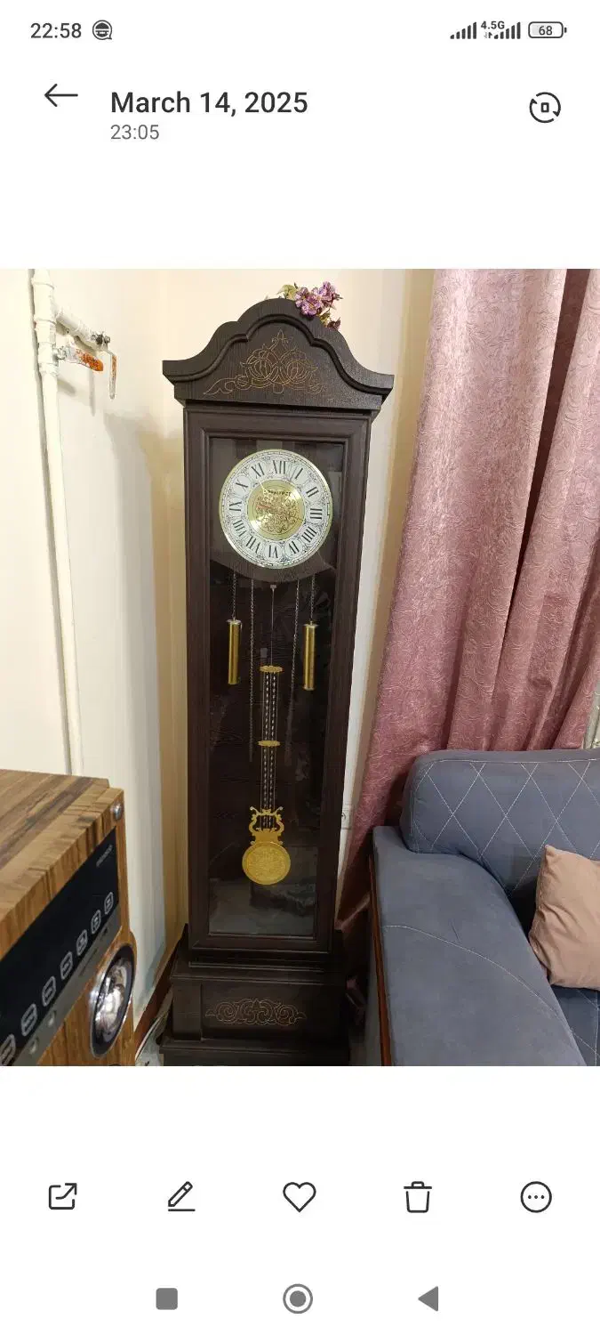 ساعت ایستاده|ساعت دیواری و تزئینی|اهواز, کمپلو شمالی|دیوار