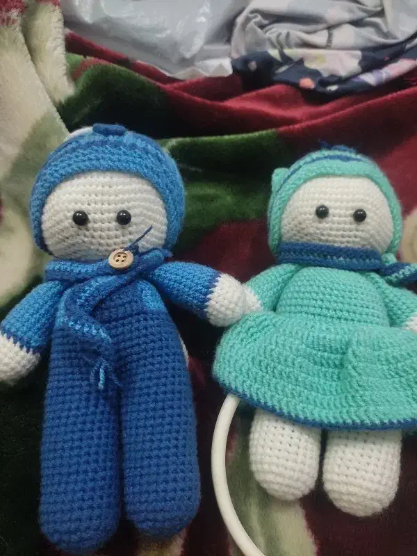 عروسک دختروپسر|صنایع دستی و سایر لوازم تزئینی|مشهد, طبرسی شمالی|دیوار