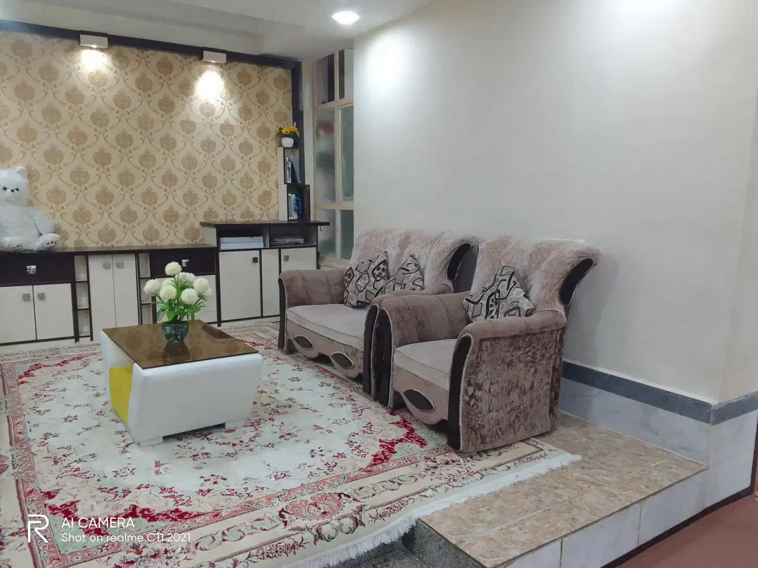 مبل راحتی  هفت نفره تمیز و محکم|مبلمان خانگی و میز عسلی|ایذه, |دیوار