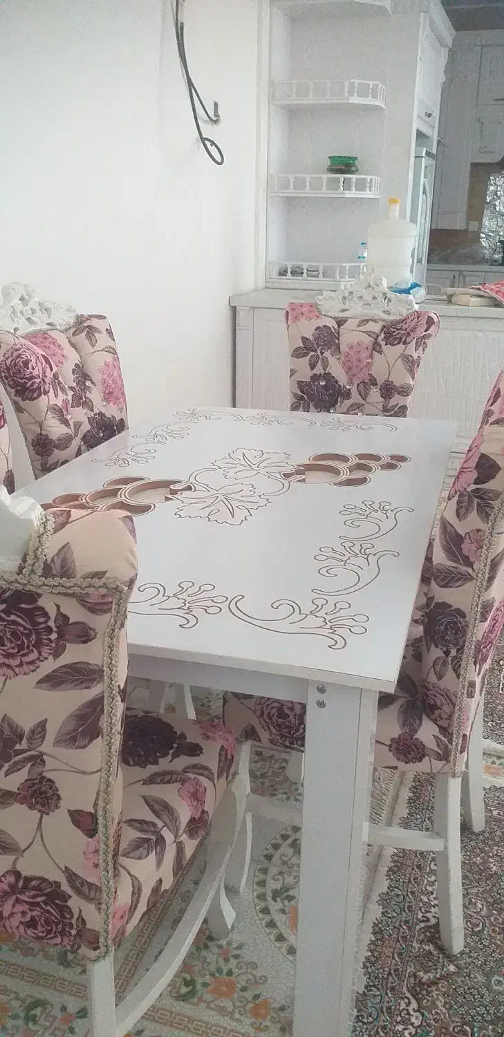 میزنهارخوری ۶نفره|میز و صندلی غذاخوری|دهلران, |دیوار