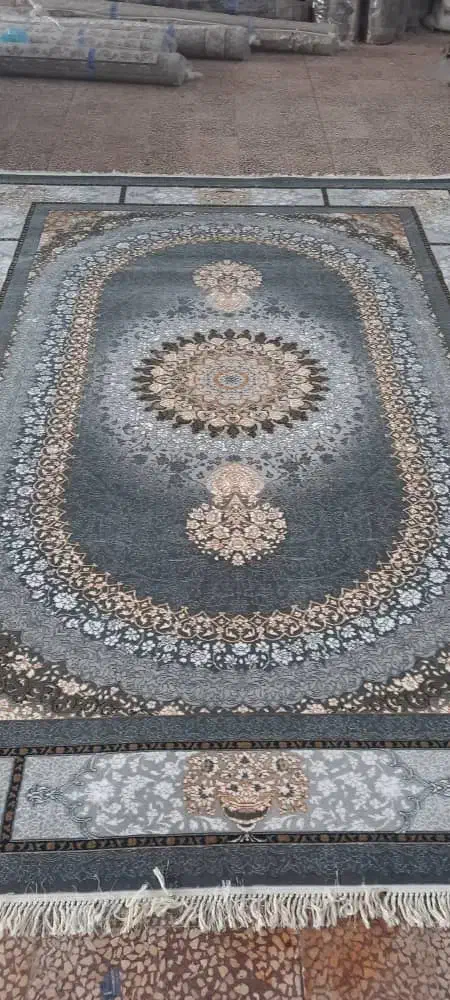 قالی زمرد کاشان اصل|فرش|رفسنجان, |دیوار