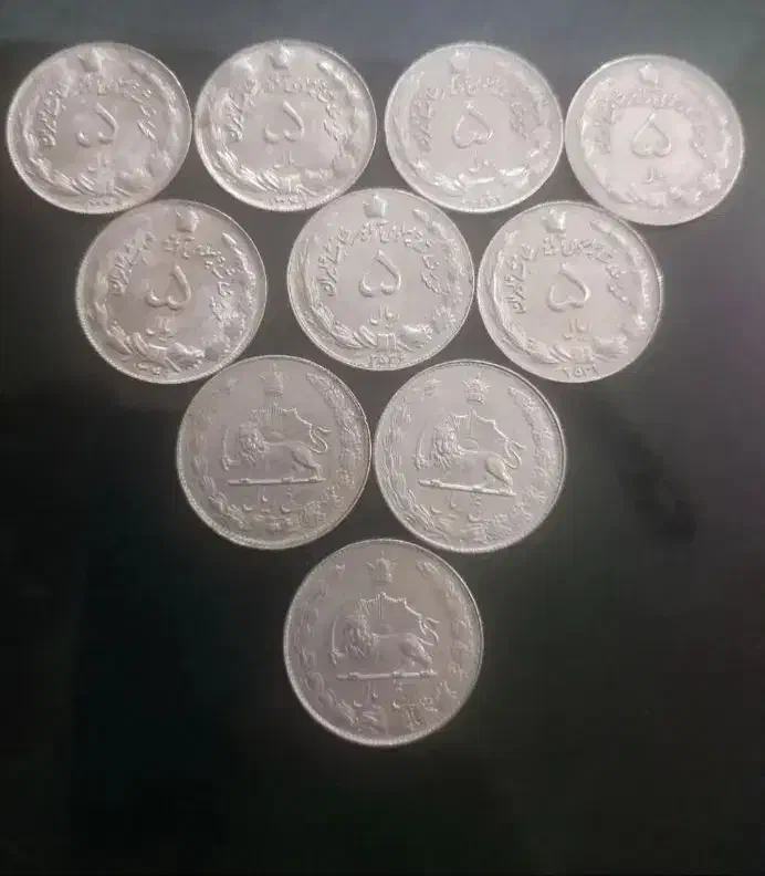 تعدادی سکه پهلوی|کلکسیون سکه، تمبر، اسکناس|اهواز, امانیه|دیوار