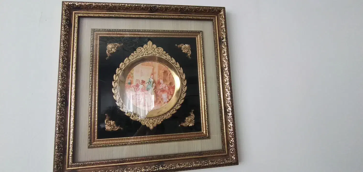 یک عدد سبد درب دار حصیربافیی و یک عدد تابلو|صنایع دستی و سایر لوازم تزئینی|سرپل ذهاب, |دیوار