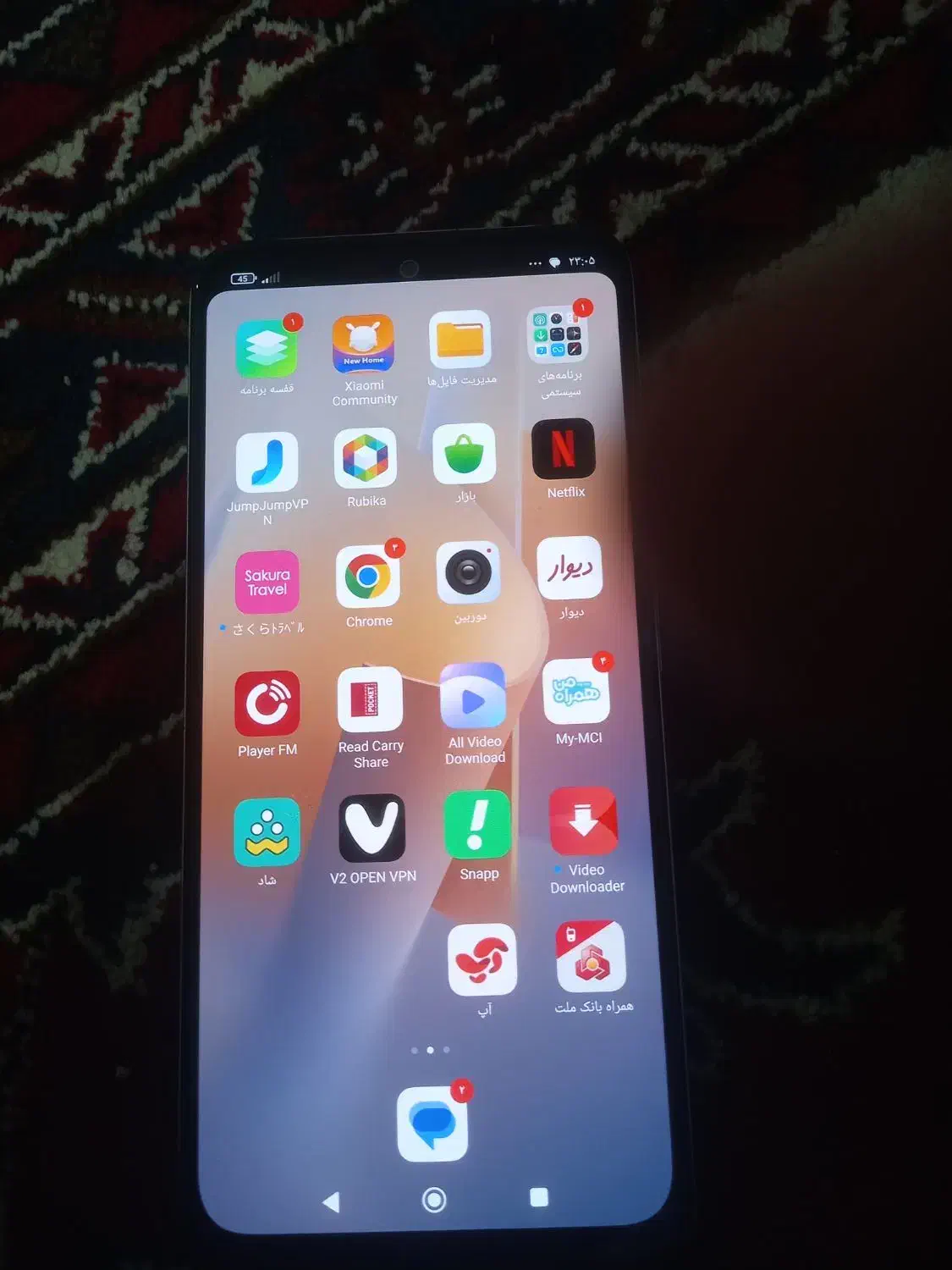 گوشی نوت 12s حافظه 256|موبایل|خوی, |دیوار