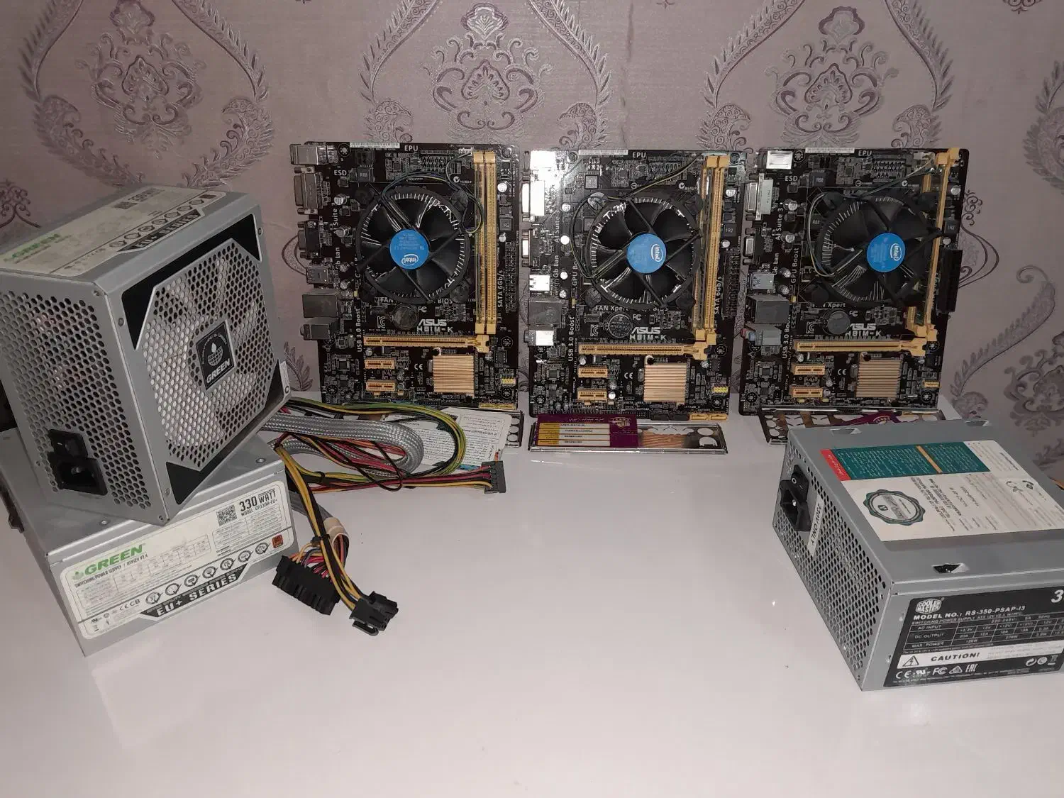 مادربورد h81 با cpu i3 4160   پاور گرین|قطعات و لوازم جانبی رایانه|مشهد, هنرور|دیوار