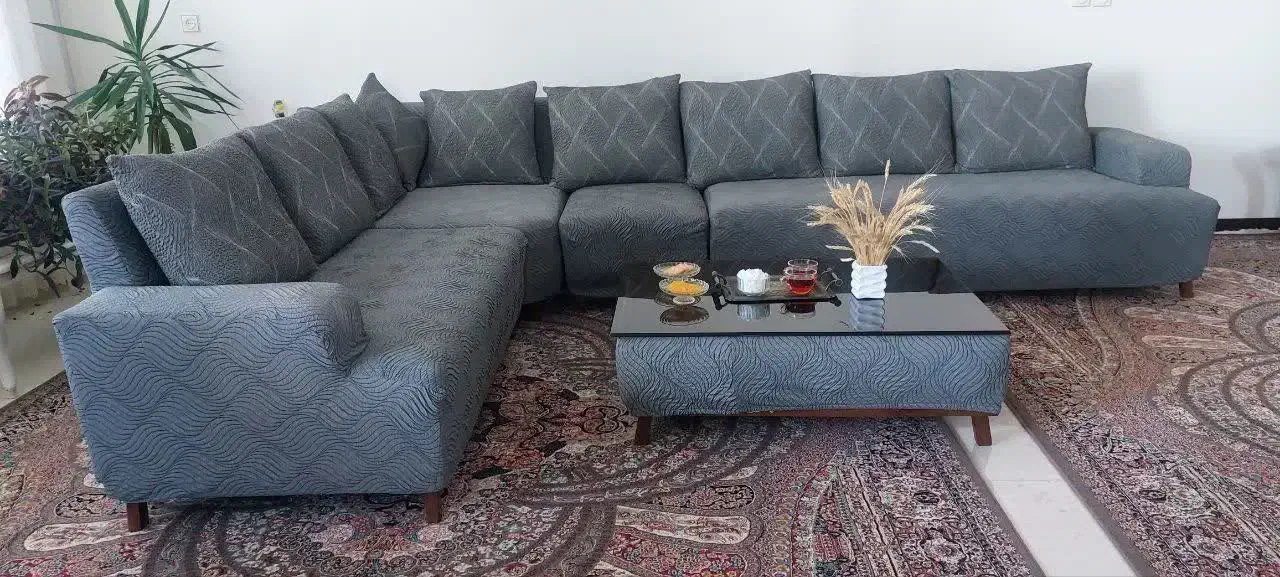 مبل ال چستر ۹ نفره و مبل لاوسیت ۷ نفره|مبلمان خانگی و میز عسلی|شاهین‌شهر, فردوسی|دیوار