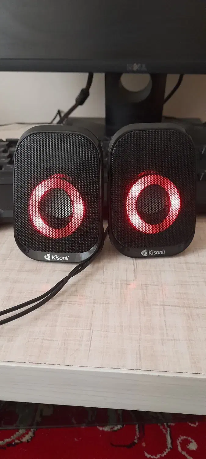 اسپیکر پرقدرت برند kisonli مدل x7 RGB|قطعات و لوازم جانبی رایانه|تبریز, |دیوار