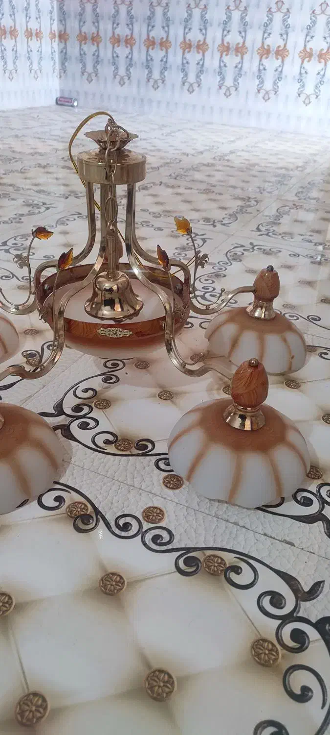 2عدد لوستر|لوستر و چراغ آویز|کرمان, |دیوار