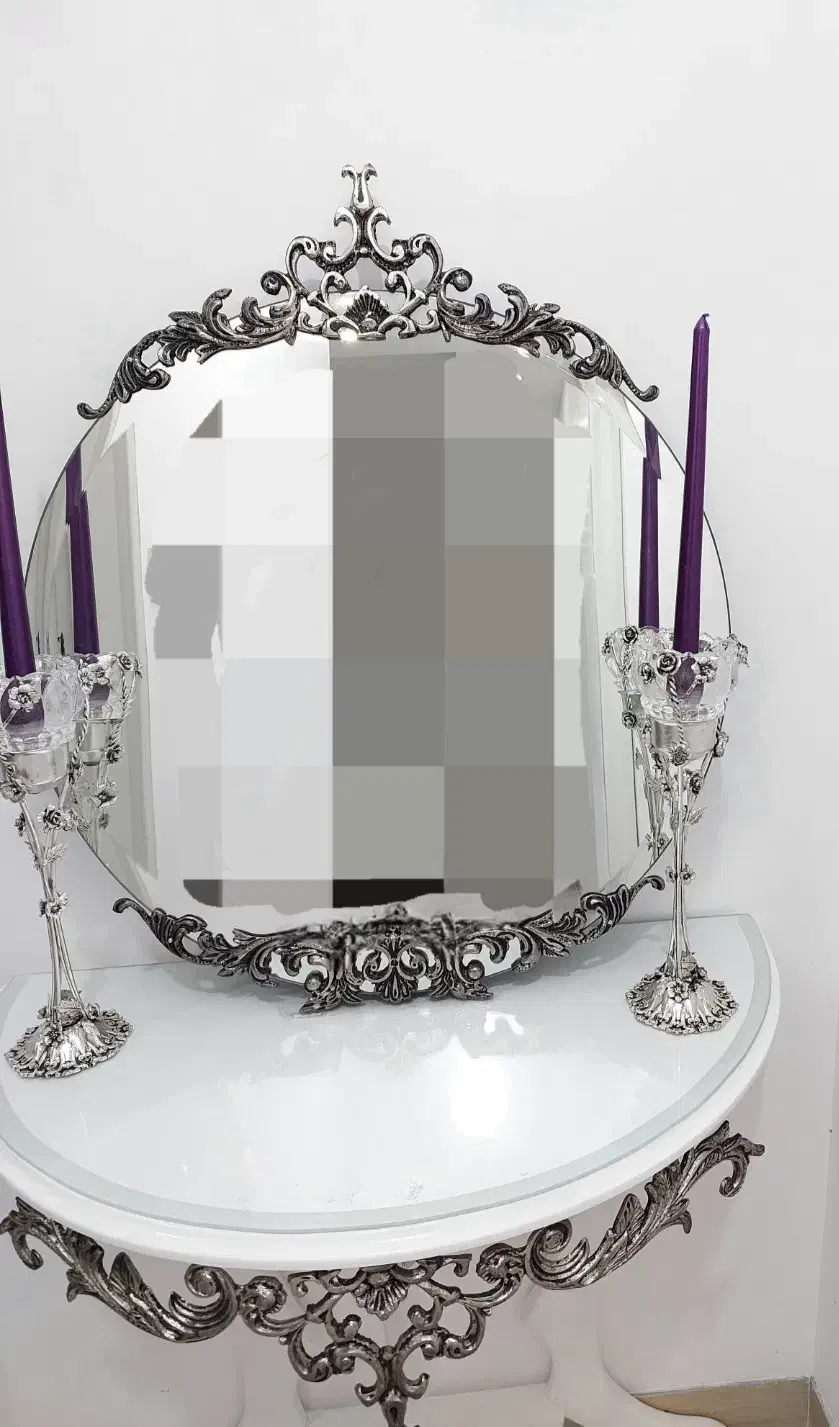 آینه کنسول شمعدان|بوفه، ویترین، کنسول|چابکسر, |دیوار