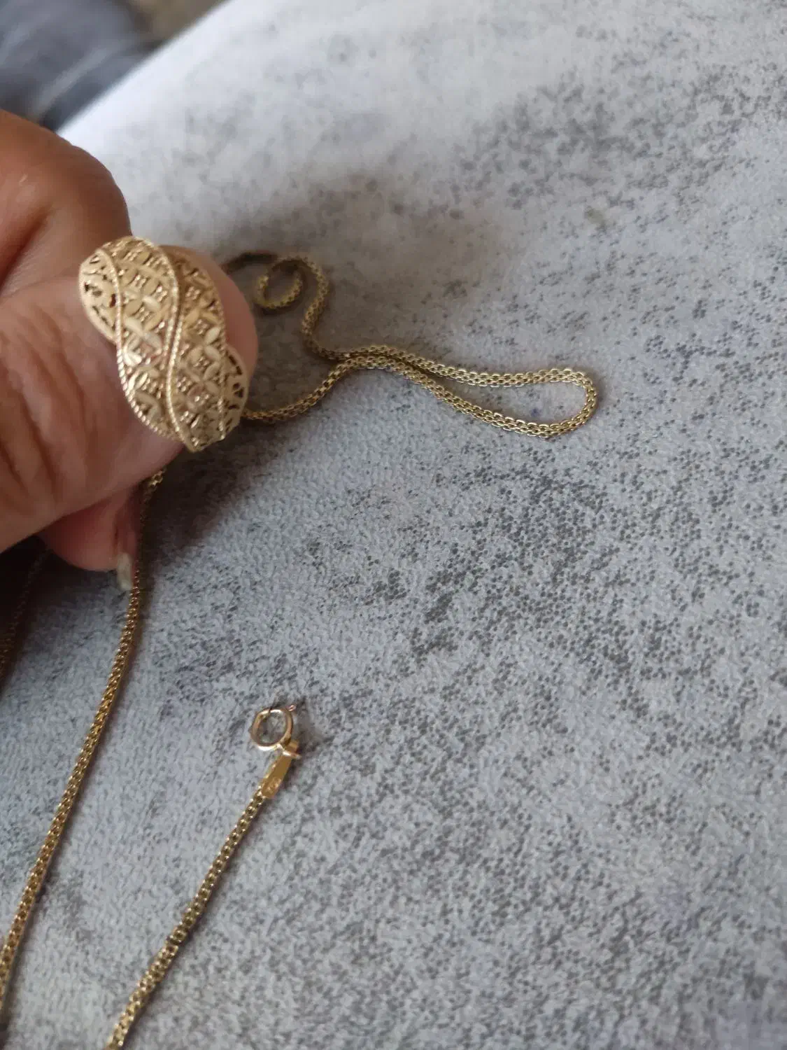 زنجیر بیز ۶۰سانتی و انگشتر|جواهرات|همدان, |دیوار