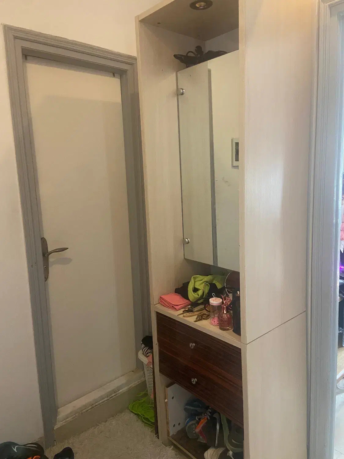 جاکفشی اینه دار|جاکفشی، کمد، دراور|کیش, |دیوار