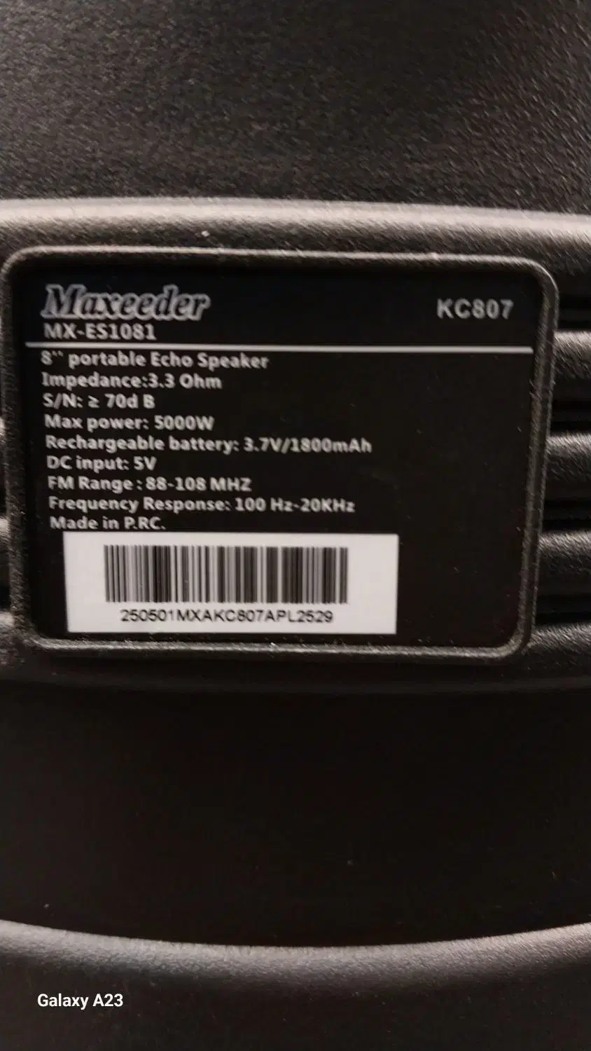 اسپیکر قابل حمل مکسیدر|پخشکننده همراه|یزد, |دیوار