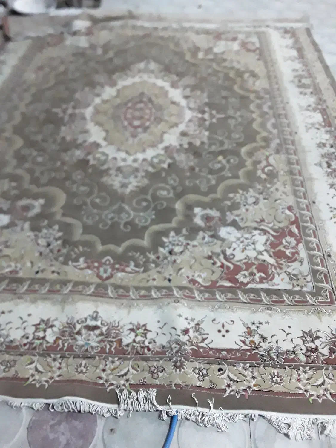 فرش سه درچهاریک جفت|فرش|شهرکرد, |دیوار