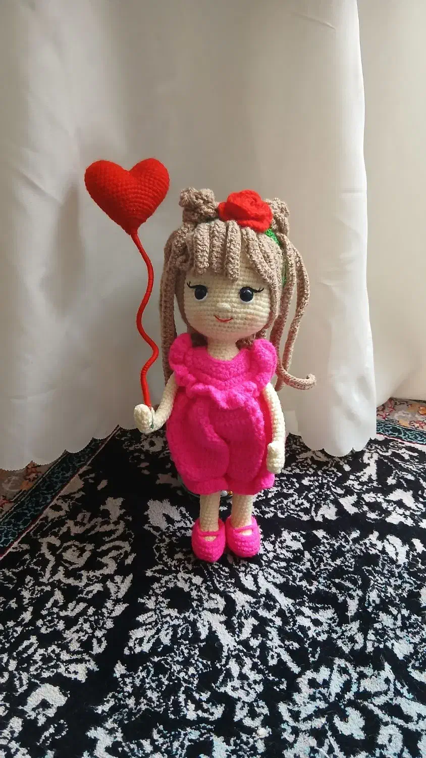 عروسک بافتنی|اسباب‌بازی بچه|مبارکه, |دیوار